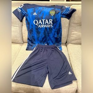 Brand New Boca Jrs Kit Jersey & Shorts